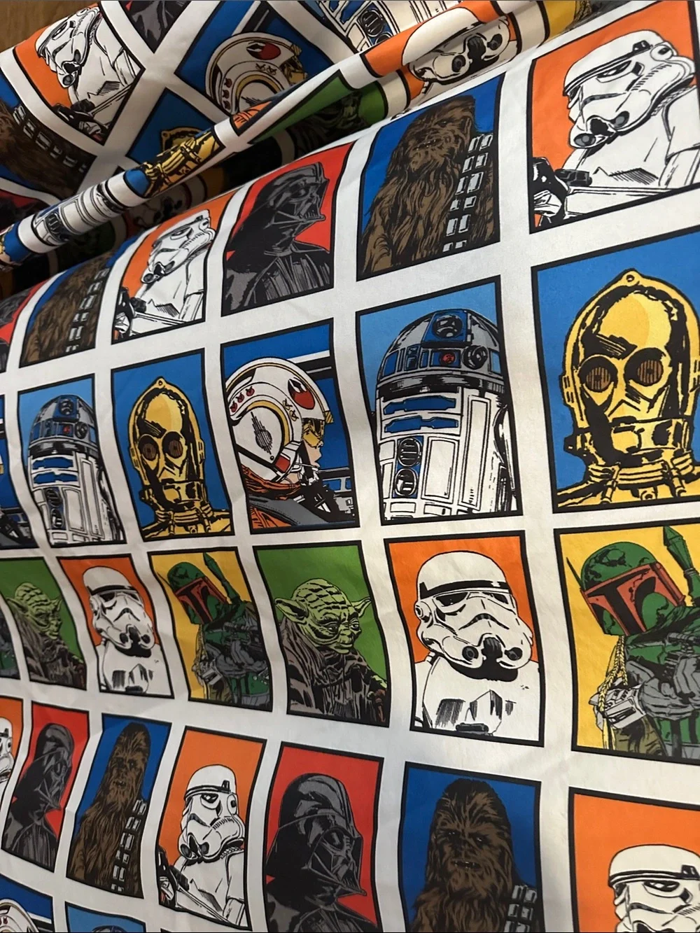 Star Wars Black and White Woven Logo Twin Sheet, Fitted Sheet, Pillow Case